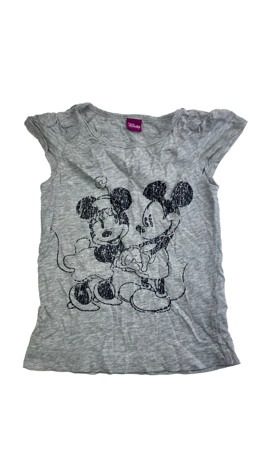 Disney Grey T-Shirt with Minnie & Mickey Mouse 4