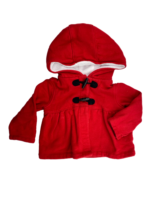 Carter's Red Pea Coat 24M