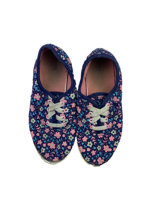 George Blue & Pink Floral Shoes 13
