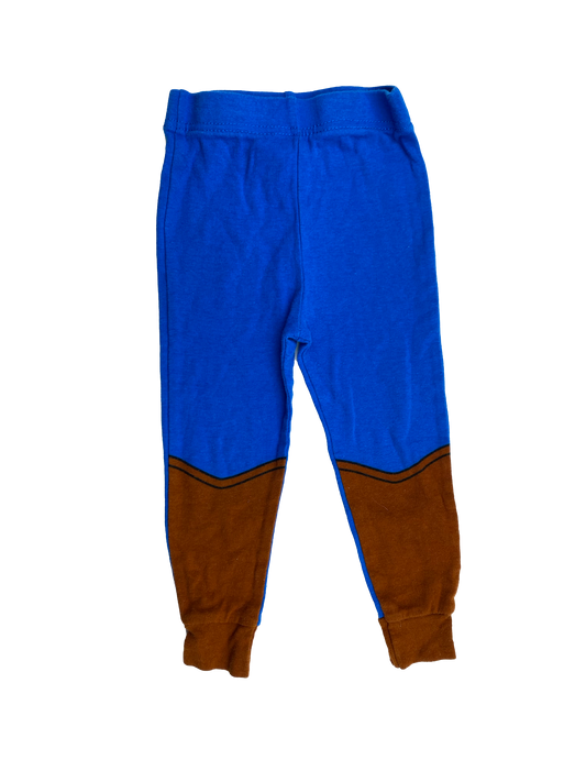 Blue & Brown PJ Bottoms with 3T