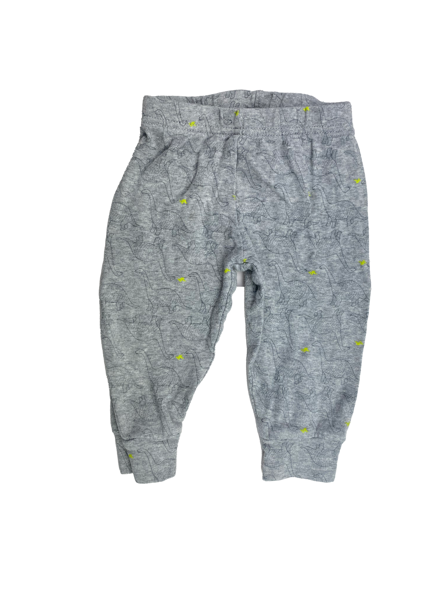 Simple Joys Grey Pull-On Pants with Dinosaurs 12M