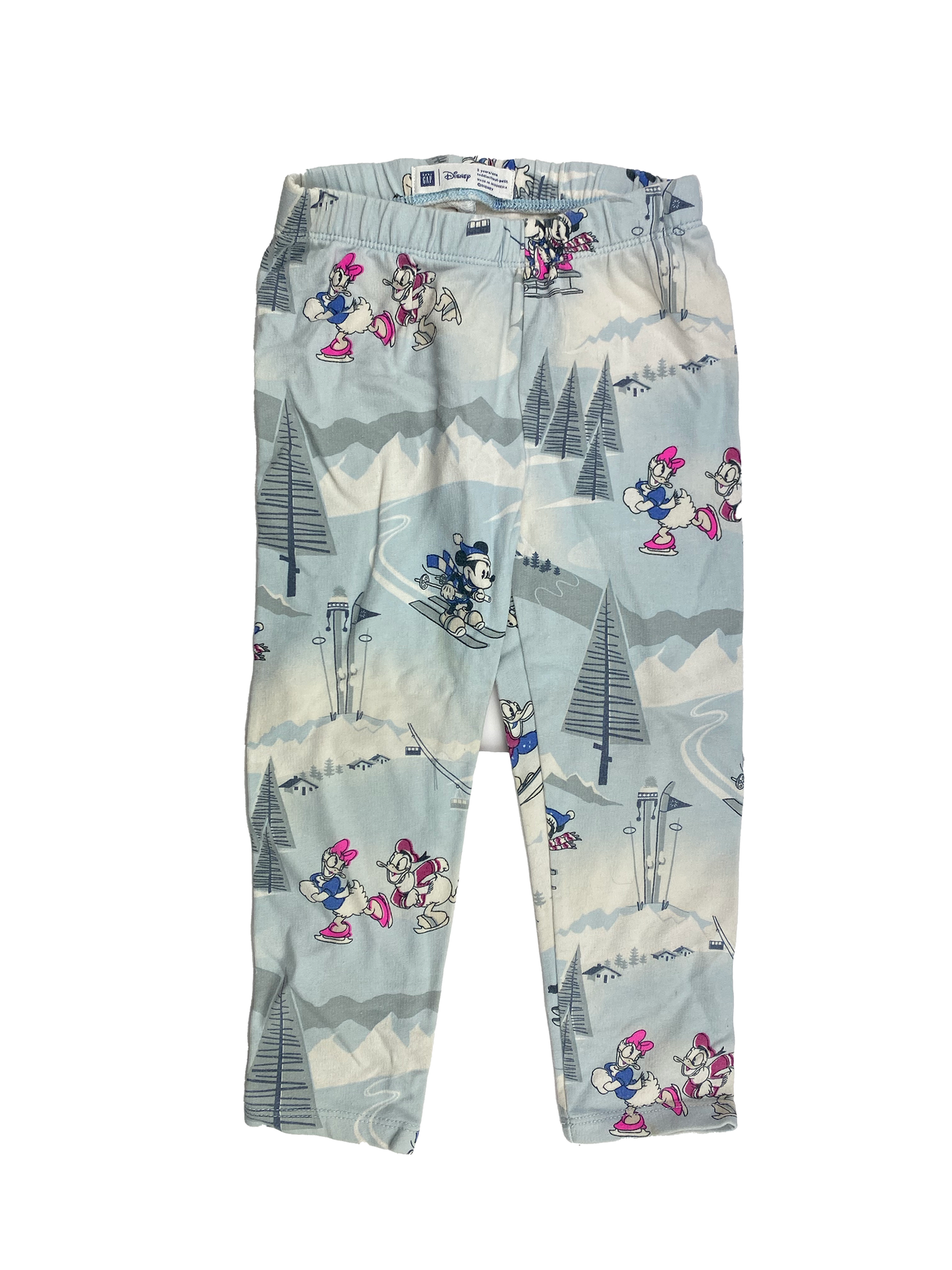Gap / Disney Daisy, Donald, Minnie & Mickey Pants 3T