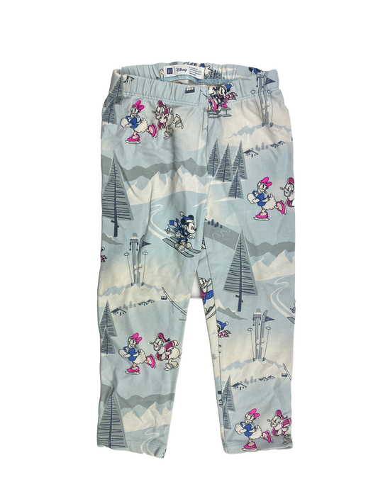 Gap / Disney Daisy, Donald, Minnie & Mickey Pants 3T