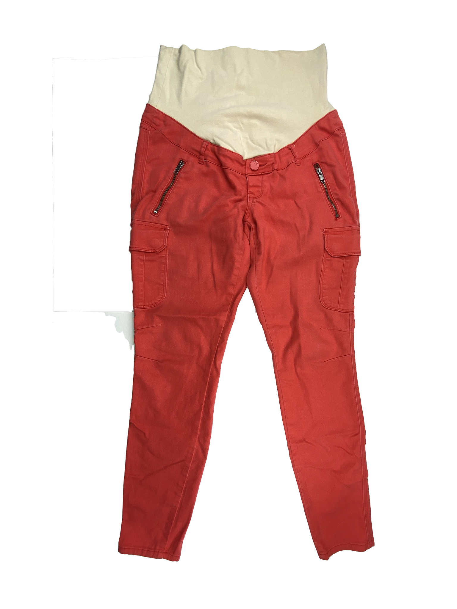 Thyme Coral Skinny Leg Maternity Cargo Pants M – The Sweet Pea Shop