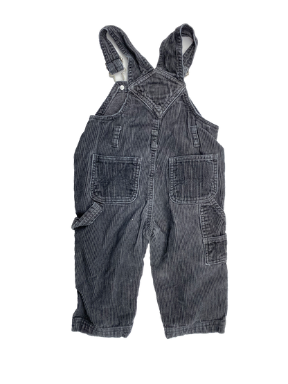 Wardrobe Essentials Grey Corduroy Overalls 12-18M