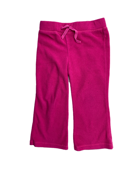 Koala Baby Pink Fleece Sweatpants 24M