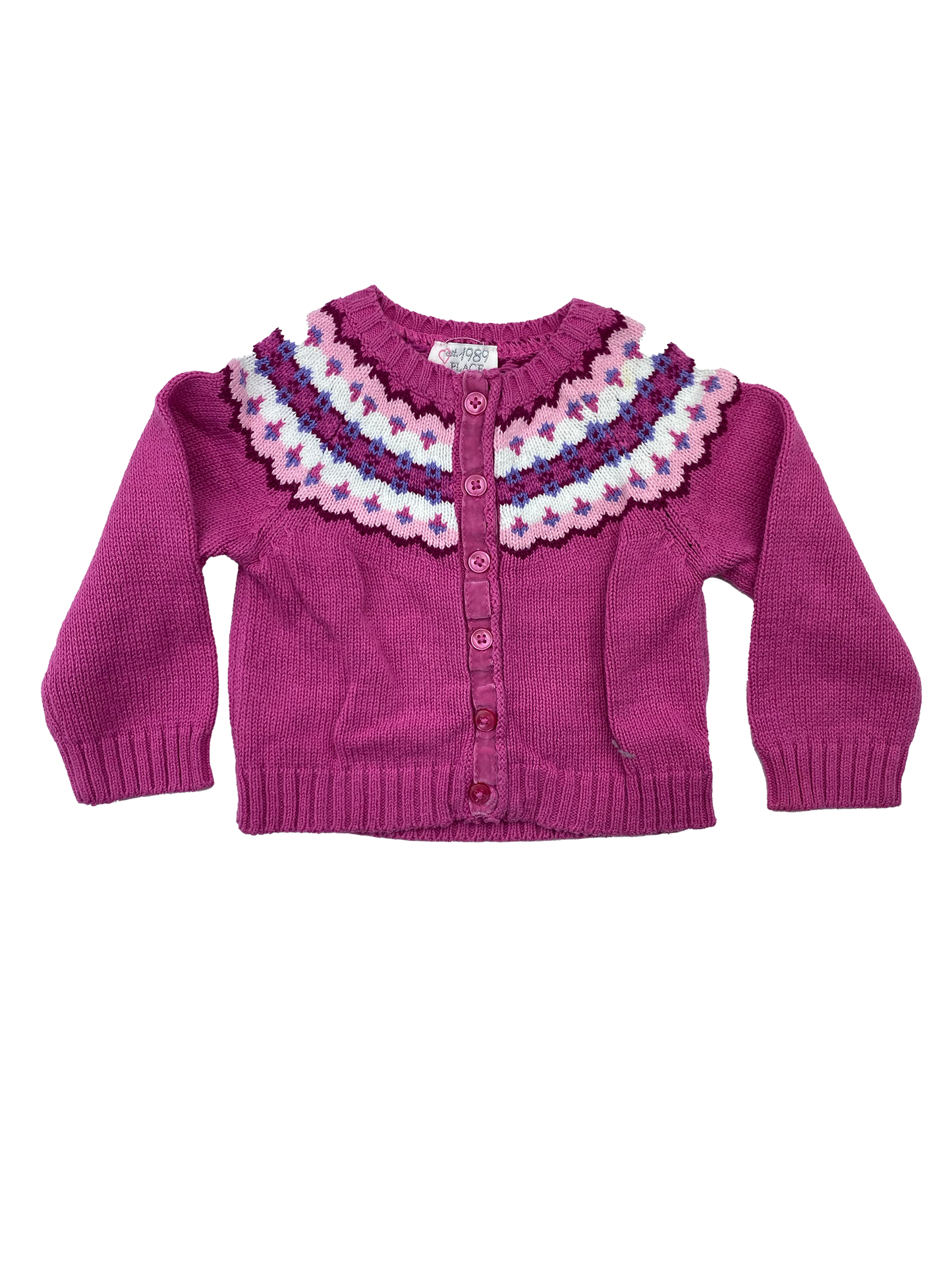 The Children's Place Pink Knit Cardigan 18M