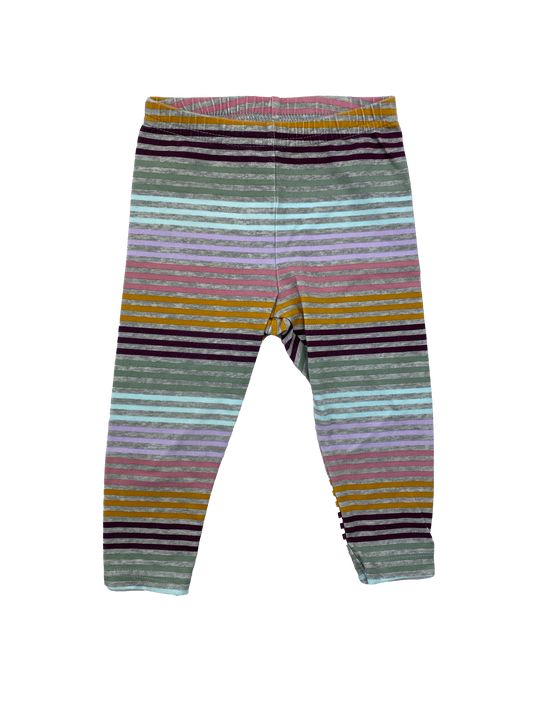 OshKosh Multicoloured Striped Leggings 18M