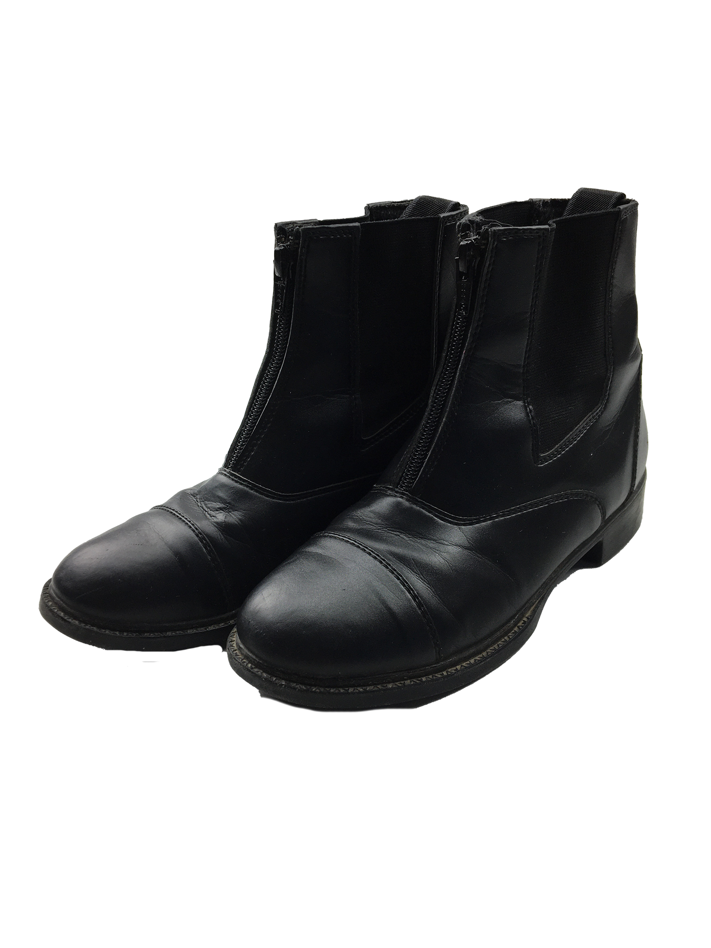 Auken Black Classic Zip Paddock Boots 3Y