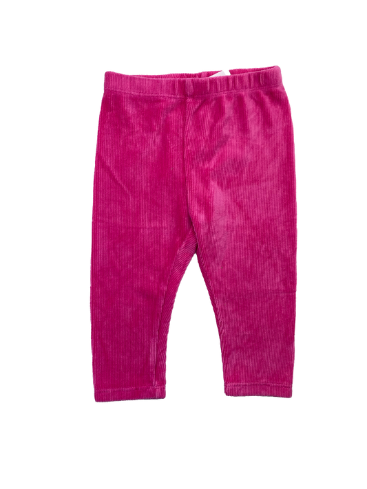 Jumping Beans Pink Ribbed Leggings 12M