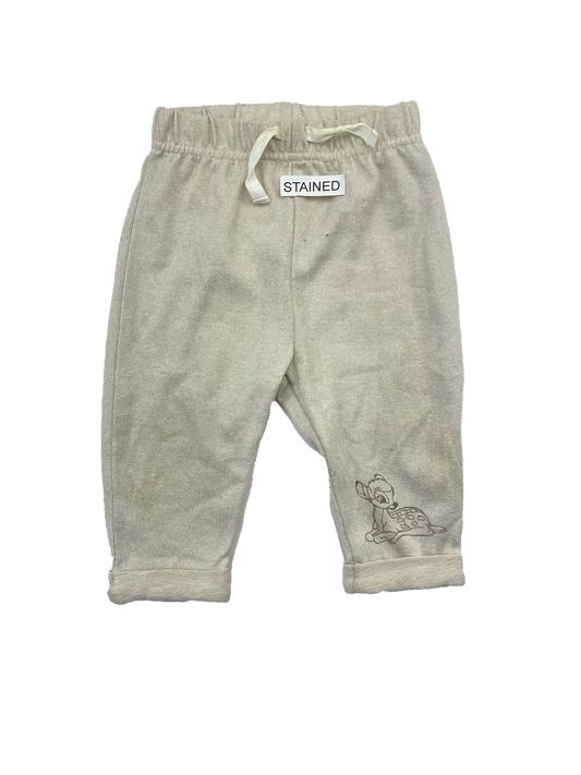 ❗️Stained: Disney Beige Pants with Bambi 9M