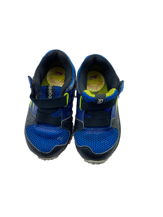 Reebok Blue, Black & Green Running Shoes 5