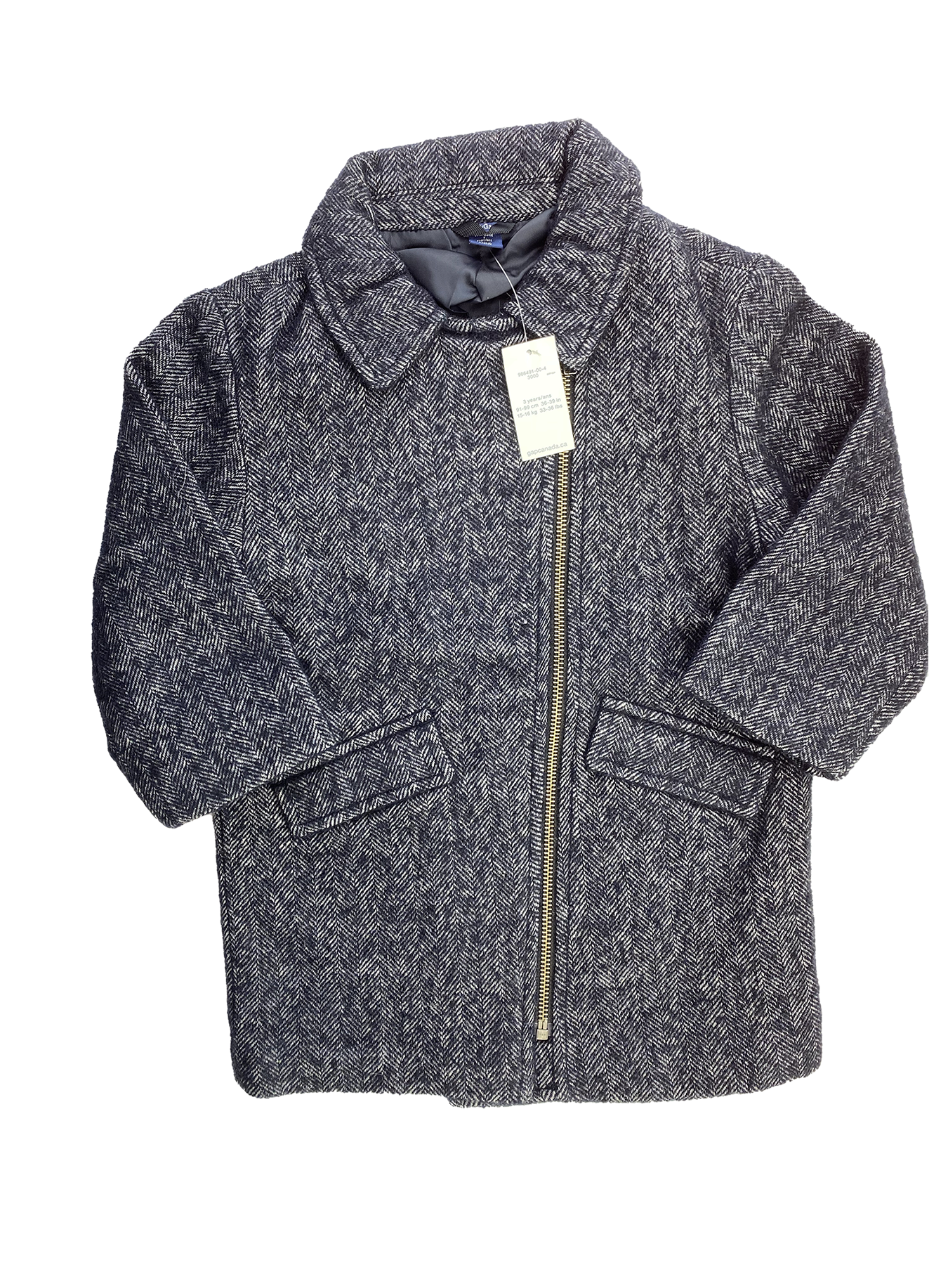 BNWT Gap Navy Winter Coat 3T