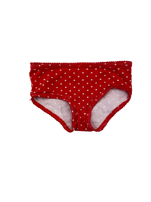 Carter's Red Underwear with White Dots 2-3T