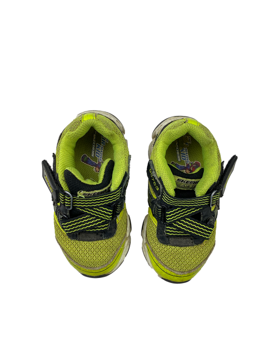 Skechers Yellow & Black Running Shoes 7
