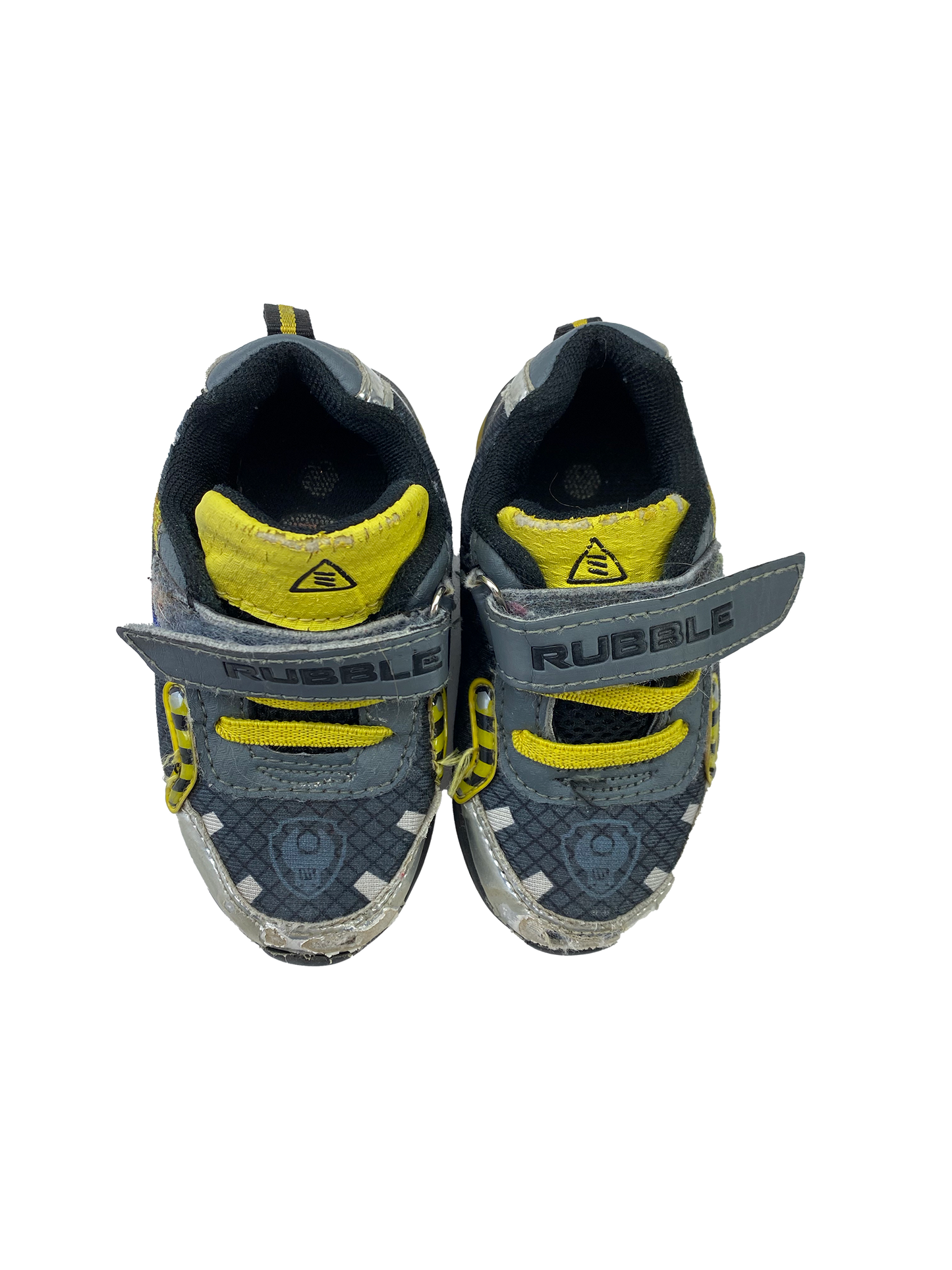 Paw Patrol Grey & Yellow Running Shoes with "Rubble" & Pups 5