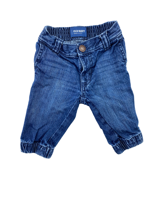 Old Navy Skinny Leg Dark Wash 6-12M