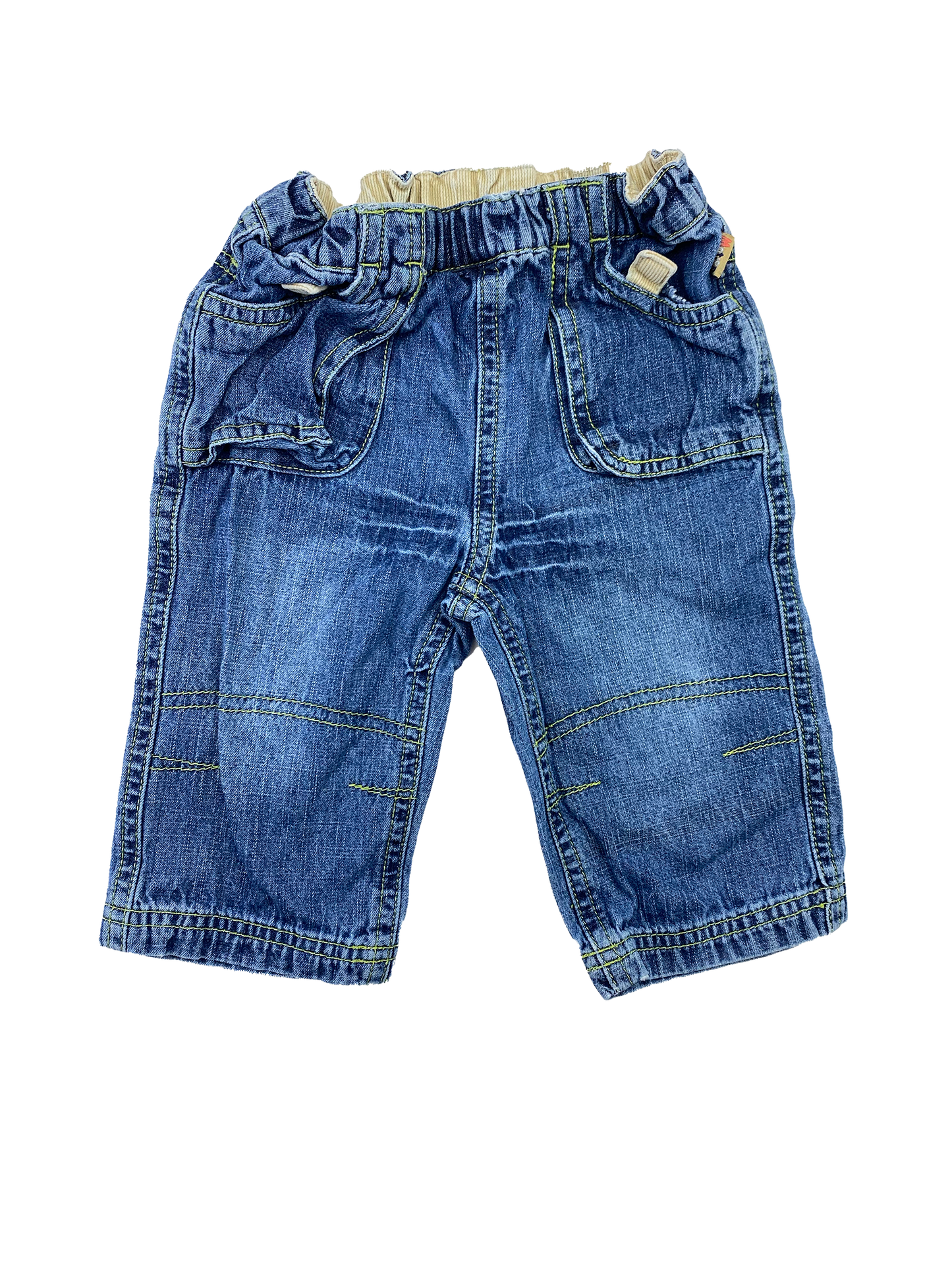 Motion Wear Wide Leg Medium Wash Jeans 6-9M