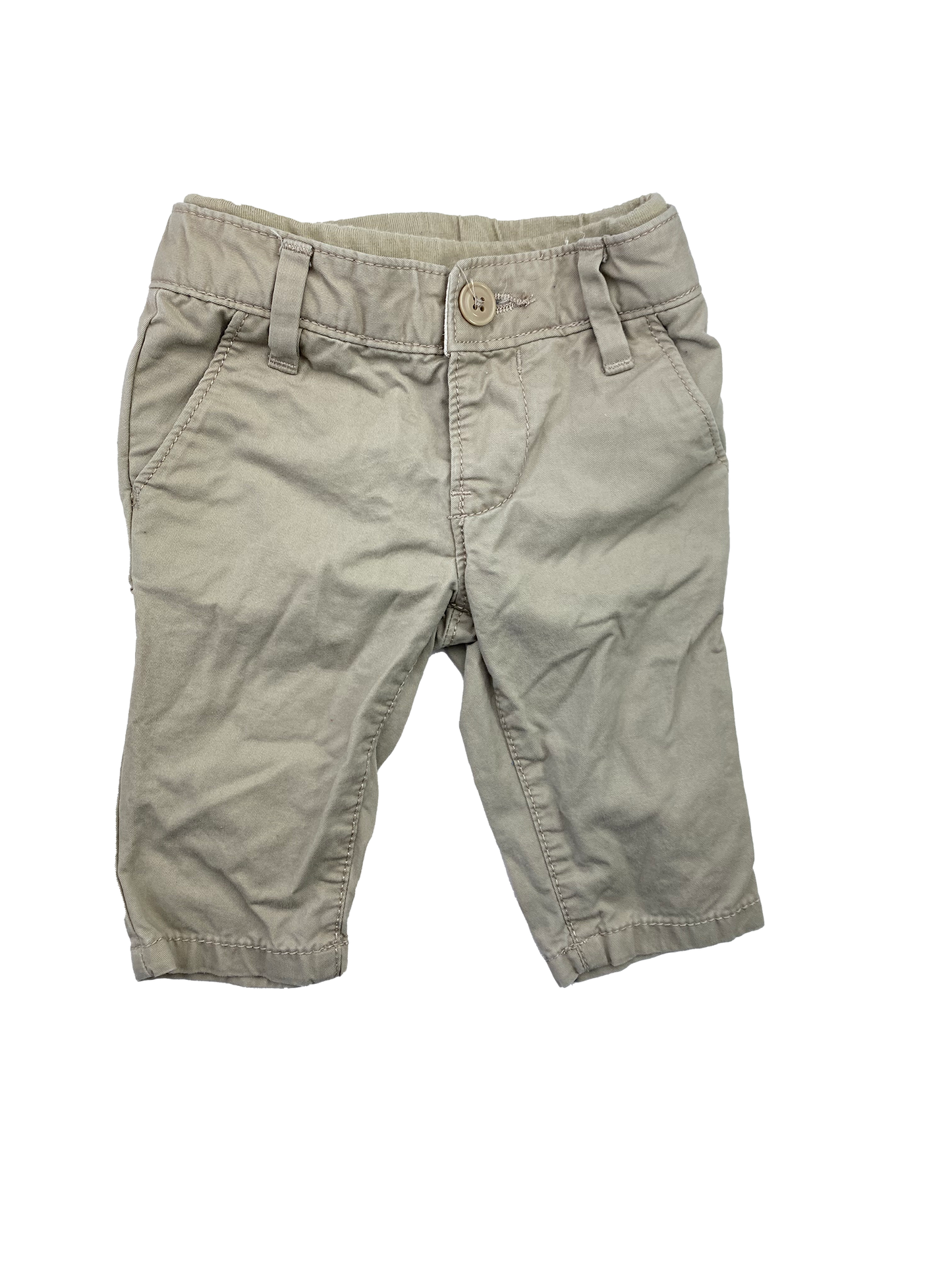 Baby Gap Khaki Flat Front Pants 0-3M