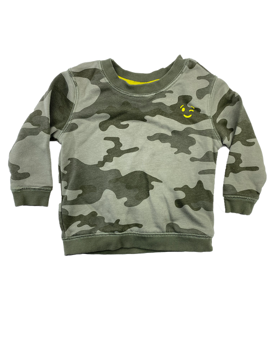 George Green Camo Pull-Over Sweater 12-18M