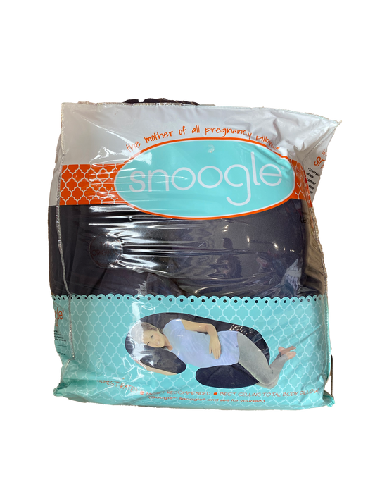 Snoogle Navy Maternity Total Body  Pillow