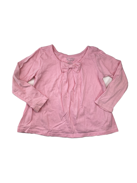 Children's Place Pink Long Sleeve Top with Bow 2T