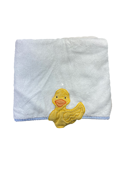 Akova White Towel with Duck