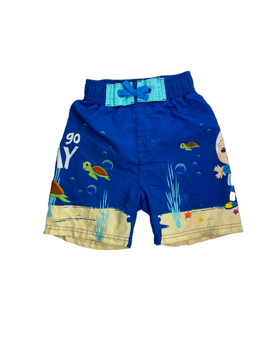 Cocomelon Blue Swim Trunks 4T