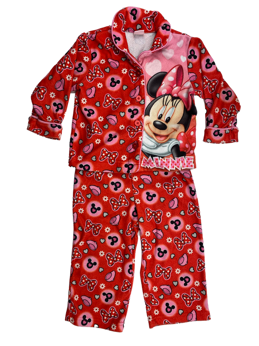 Disney Red PJ Set with Minnie Mouse 12-18M