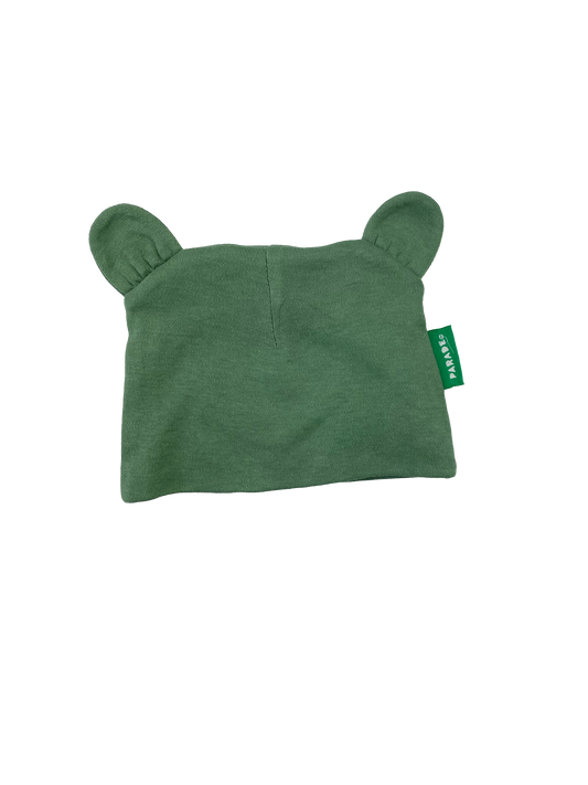 Parade Green Beanie with Ears 0-6M