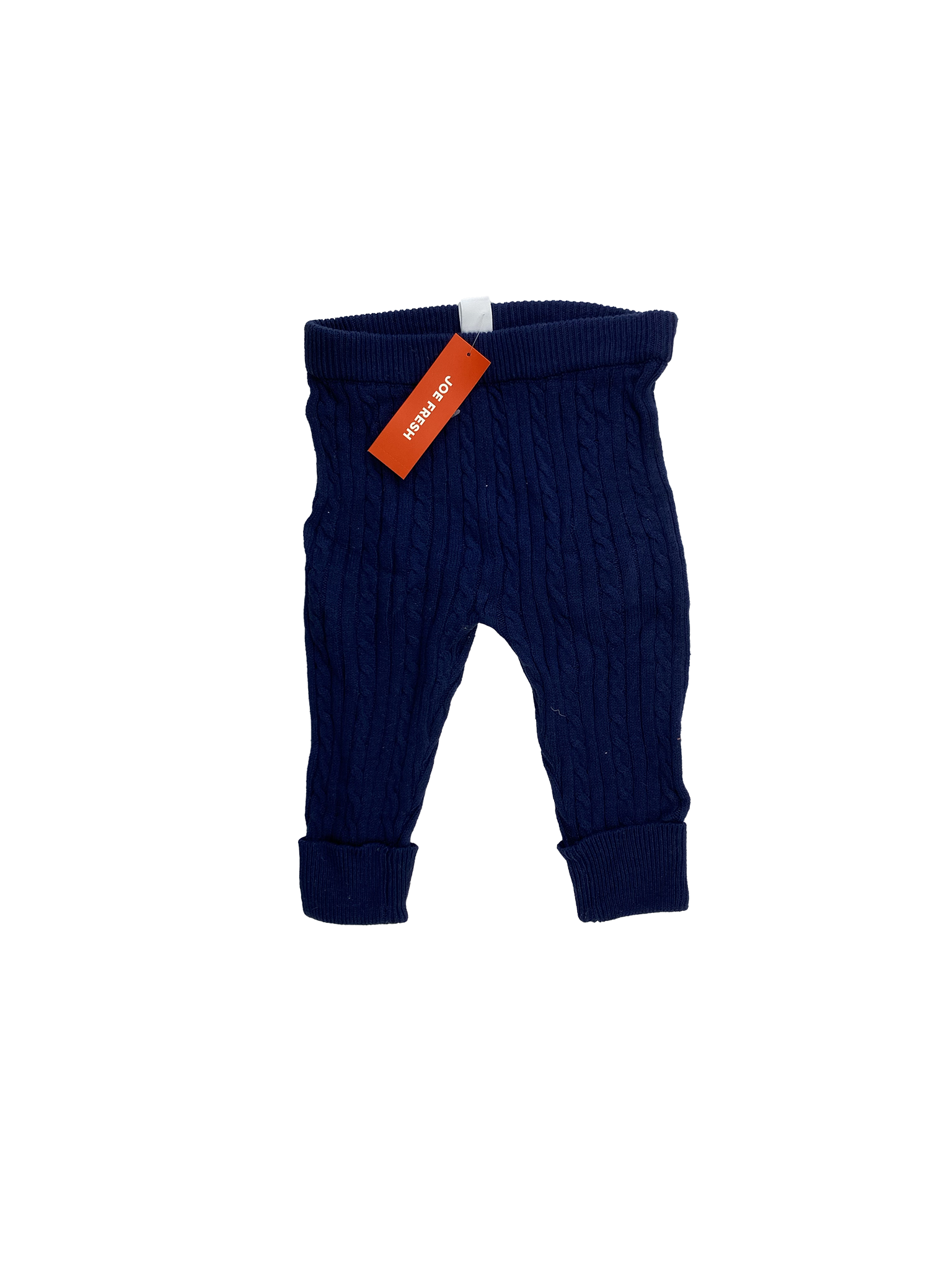 Joe Fresh Navy Cable Knit Leggings 3 6M