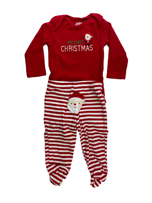 ❗️Stain: Child of Mine 2-Piece Set with "My First Christmas" 0-3M