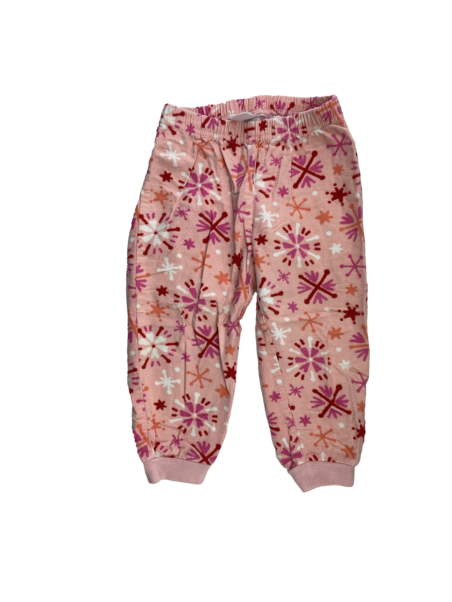 Joe Fresh Pink PJ Bottoms with Snowflakes 2T
