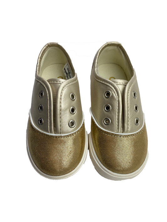 OshKosh Gold Slip-On Shoes 6