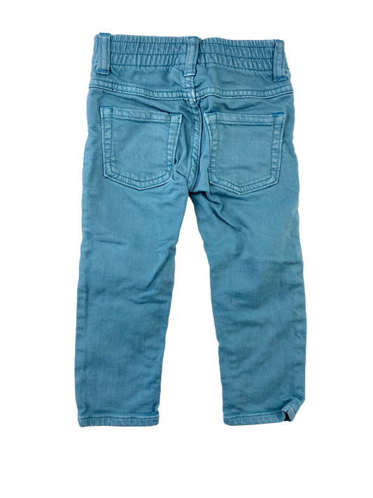 715 Taylor Thick Stitch Bootcut Toddler Girls Jeans 2t-4t - Dark Wash