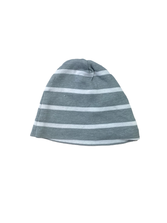 Gerber Grey Beanie with White Stripes NB