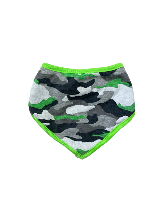 George Green & Grey Camo Bib 0-3M