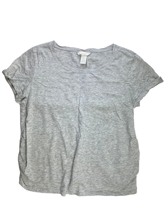 H&M Grey Maternity T-Shirt M