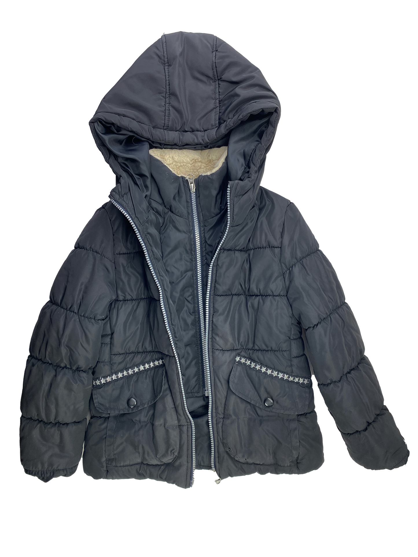 London Fog Black Puffer Jacket 7