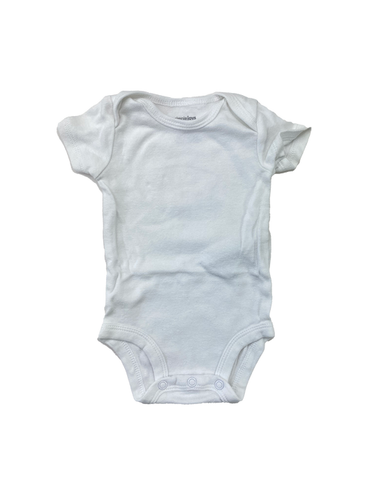 Simple Joys White Onesie 0-3M