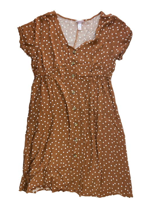 Isabel Bronze Maternity Dress S