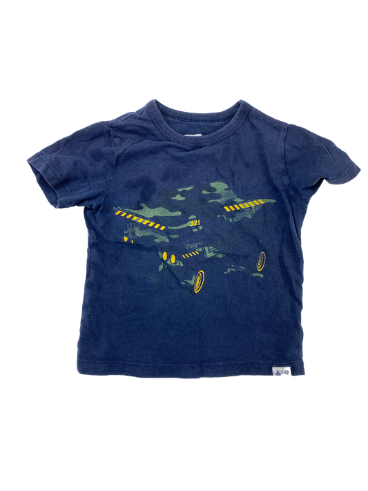 Gap Navy T-Shirt with Truck 3T