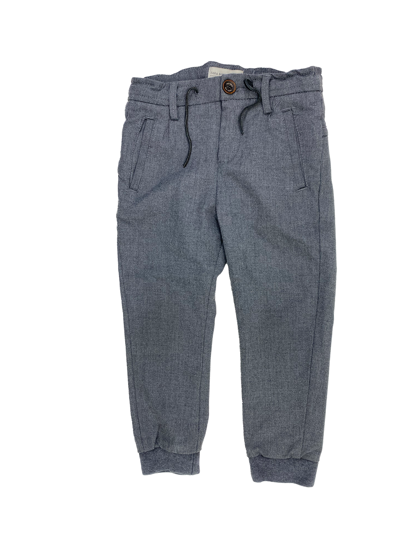 Zara Grey Twill Pants 5