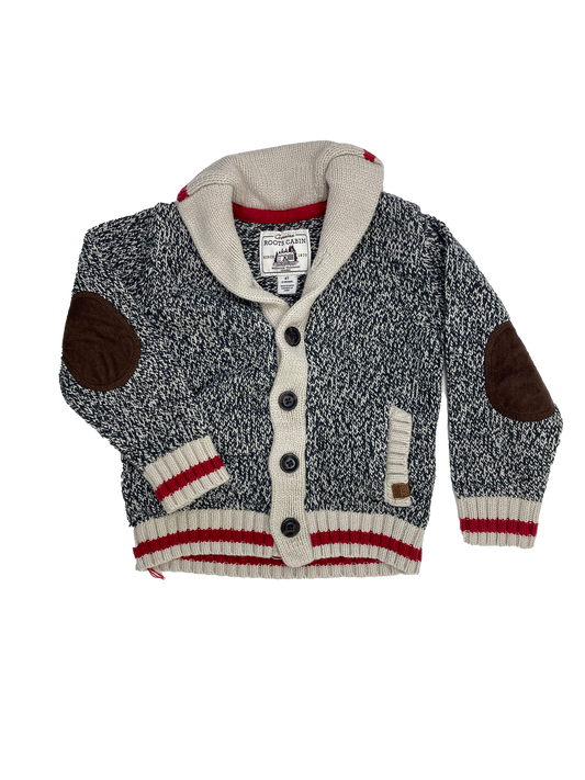 Roots Cabin Knit Cardigan 4T