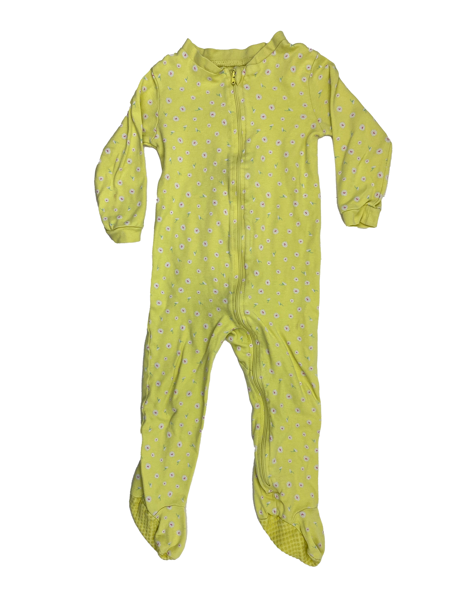 George Yellow Footed Sleeper with Daisies 2T