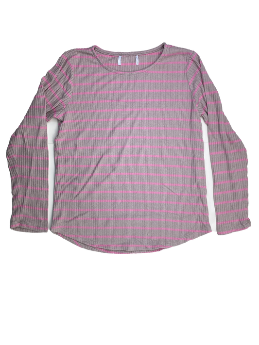 Pink Striped Long Sleeve 8