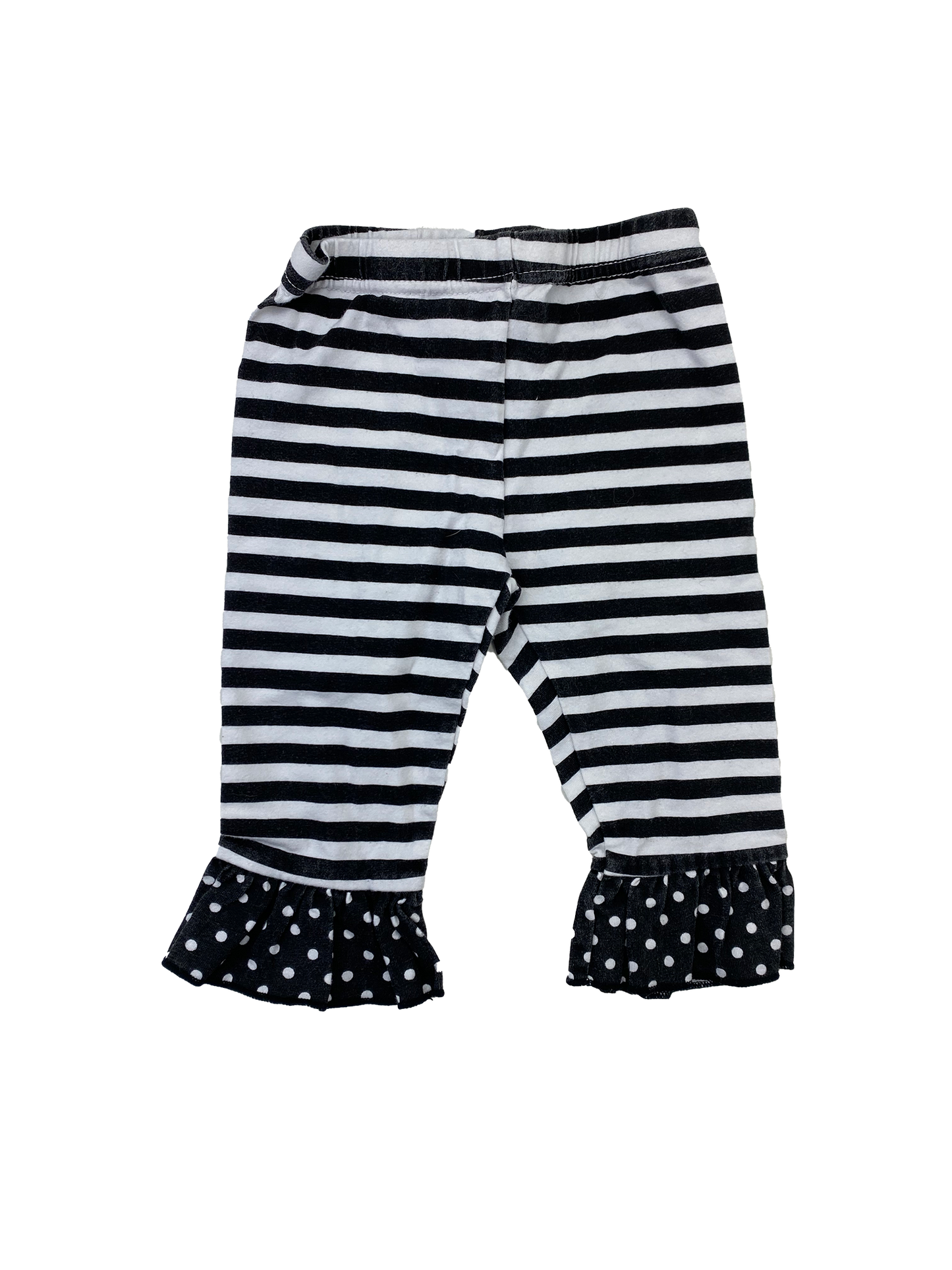 Nanette Black & White Striped Pants 24M