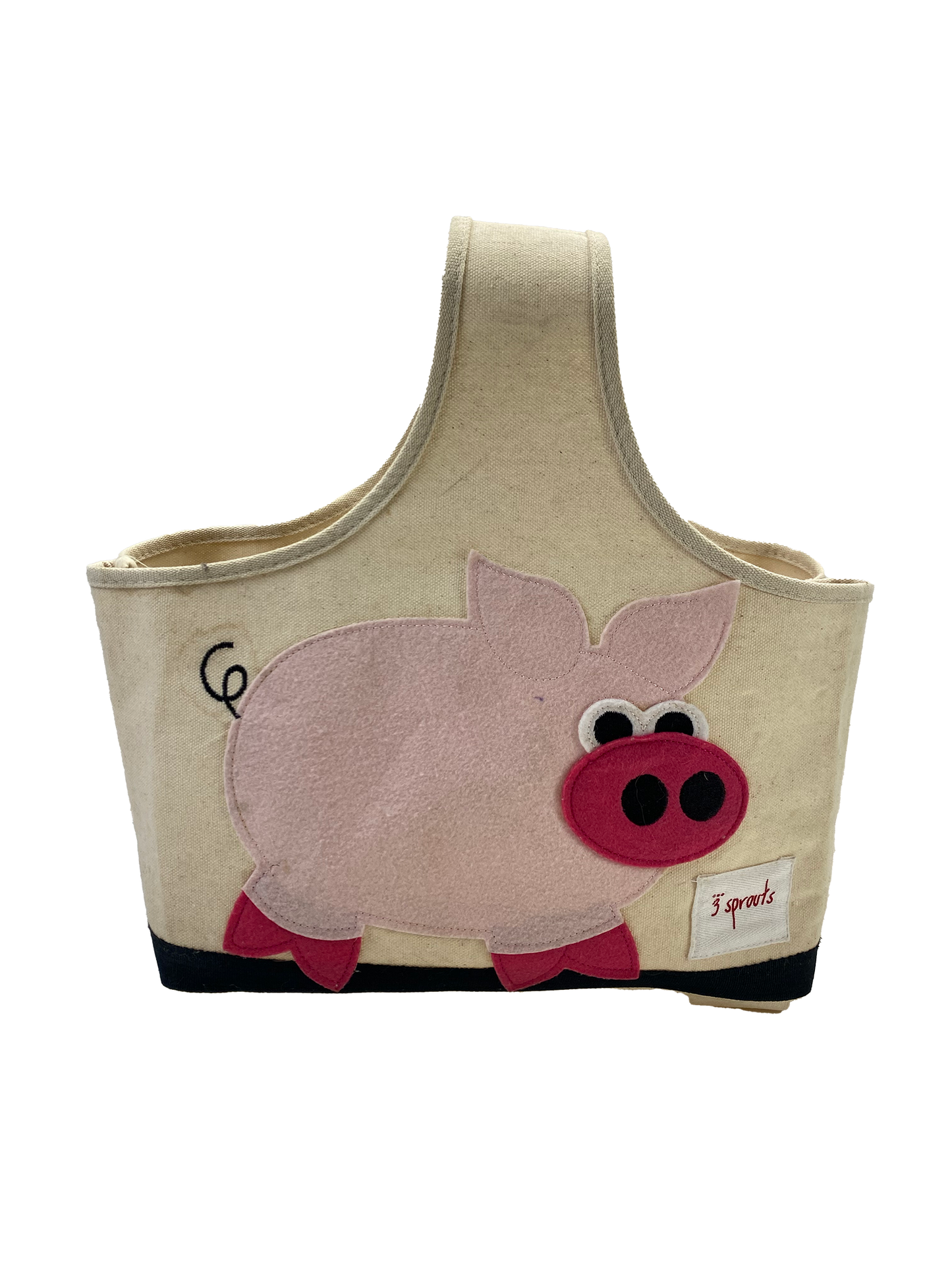 3 Sprouts Storage Caddy with Pig