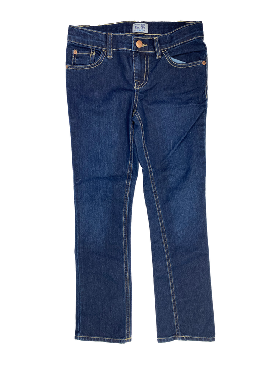 The Children's Place Straight Leg Dark Wash Jeans 8