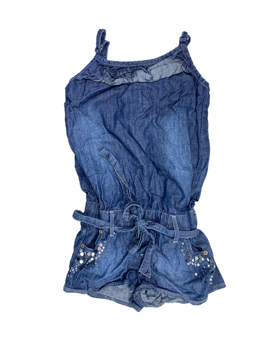 Justice Chambray Romper 8